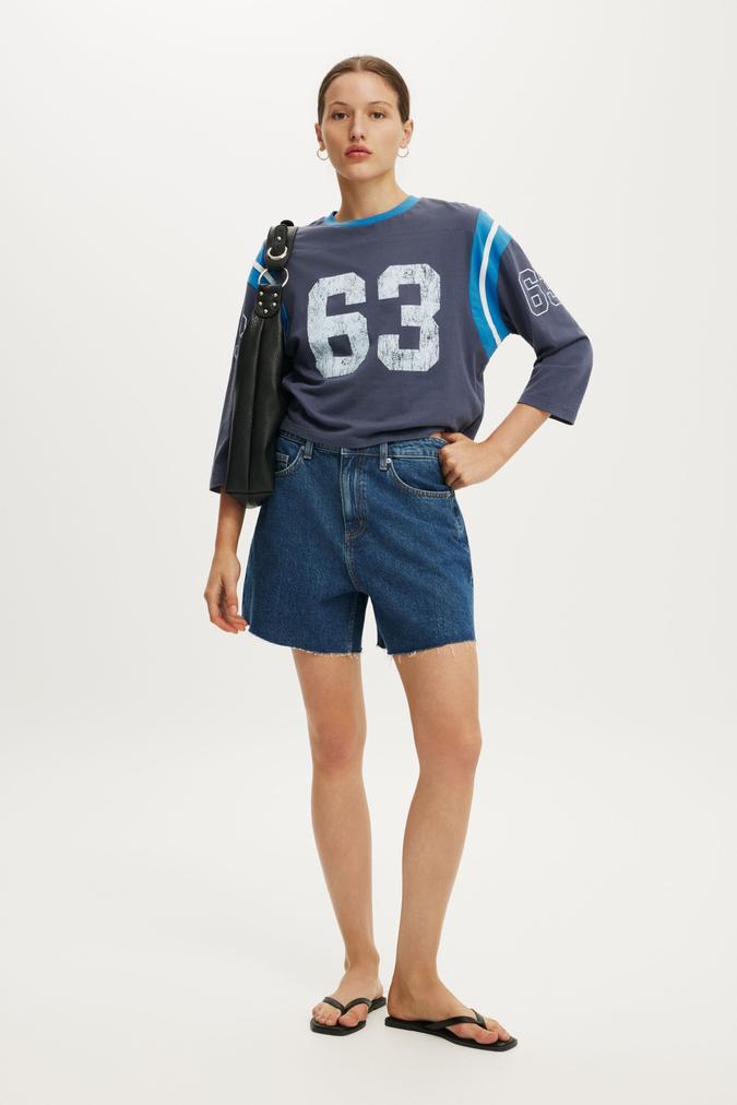 High 90 S Denim Short - Gemini Blue Raw