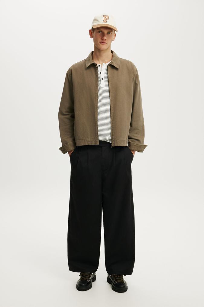Baggy Barrel Pant - Black