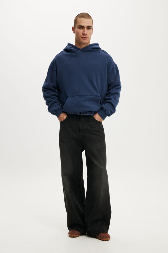 Super Baggy Jean - Y2k Washed Black