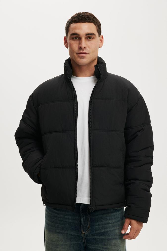 Puffer Jacket - Jet Black