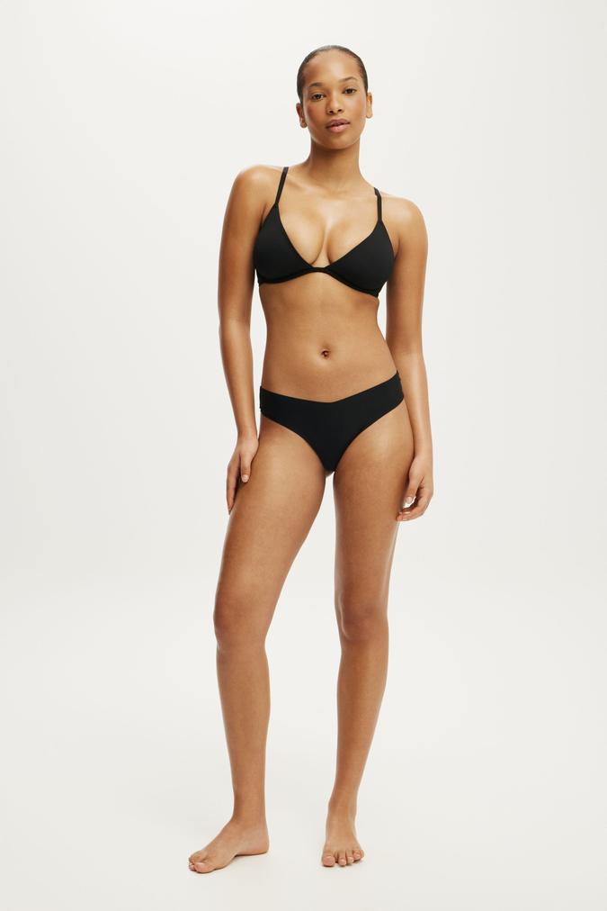 The Invisible G String Brief - (R) Black