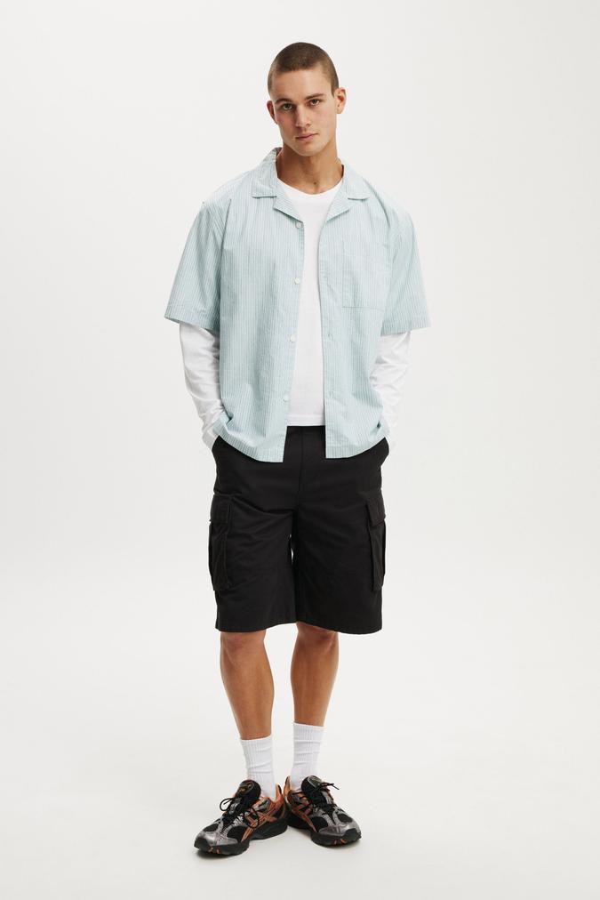 Baggy Cargo Short - Black