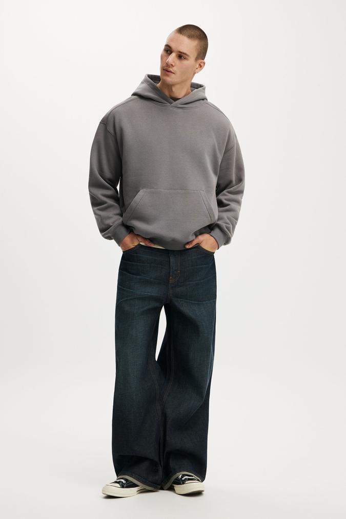 Box Fit Hoodie - Slate Stone